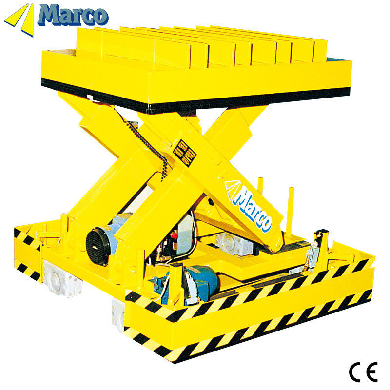 8-10 ตัน Marco Single Scissor Lift Table พร้อมใบรับรอง CE และการออกแบบแบบกันหนาว