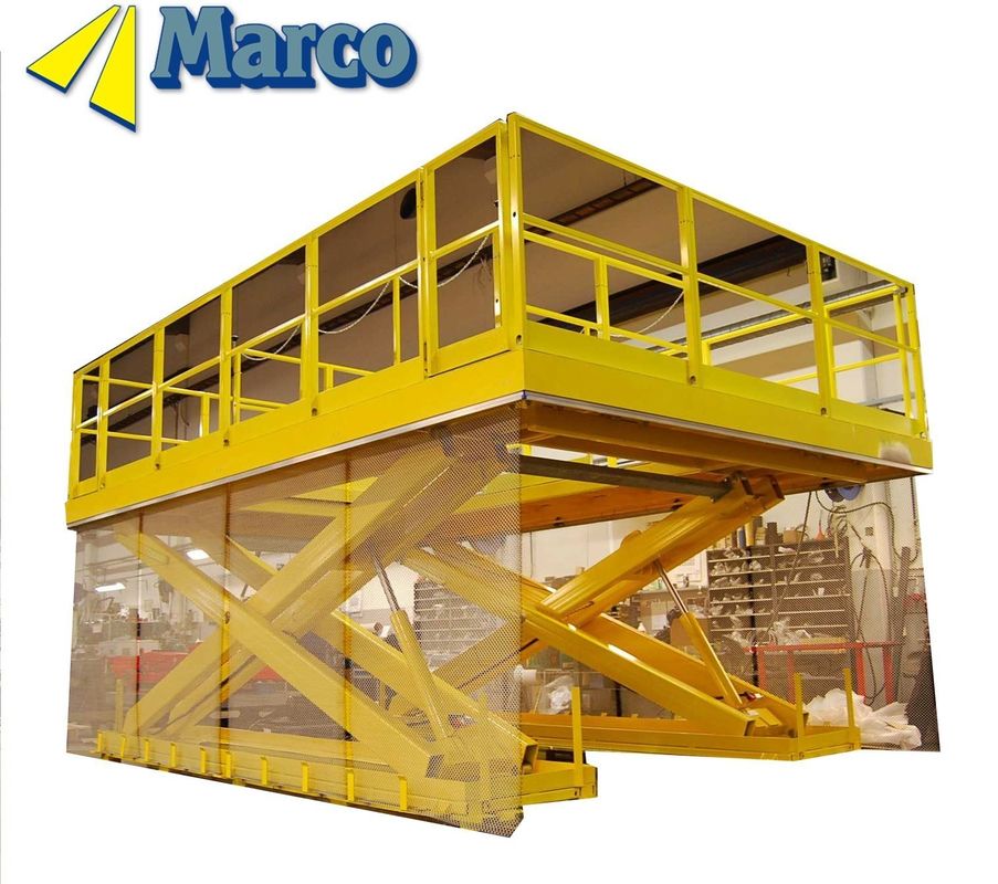 โปรแกรมการทํางาน Marco Hydraulic Scissor Lift ที่มีความจุสูง